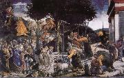 The temptation of mossy, Sandro Botticelli